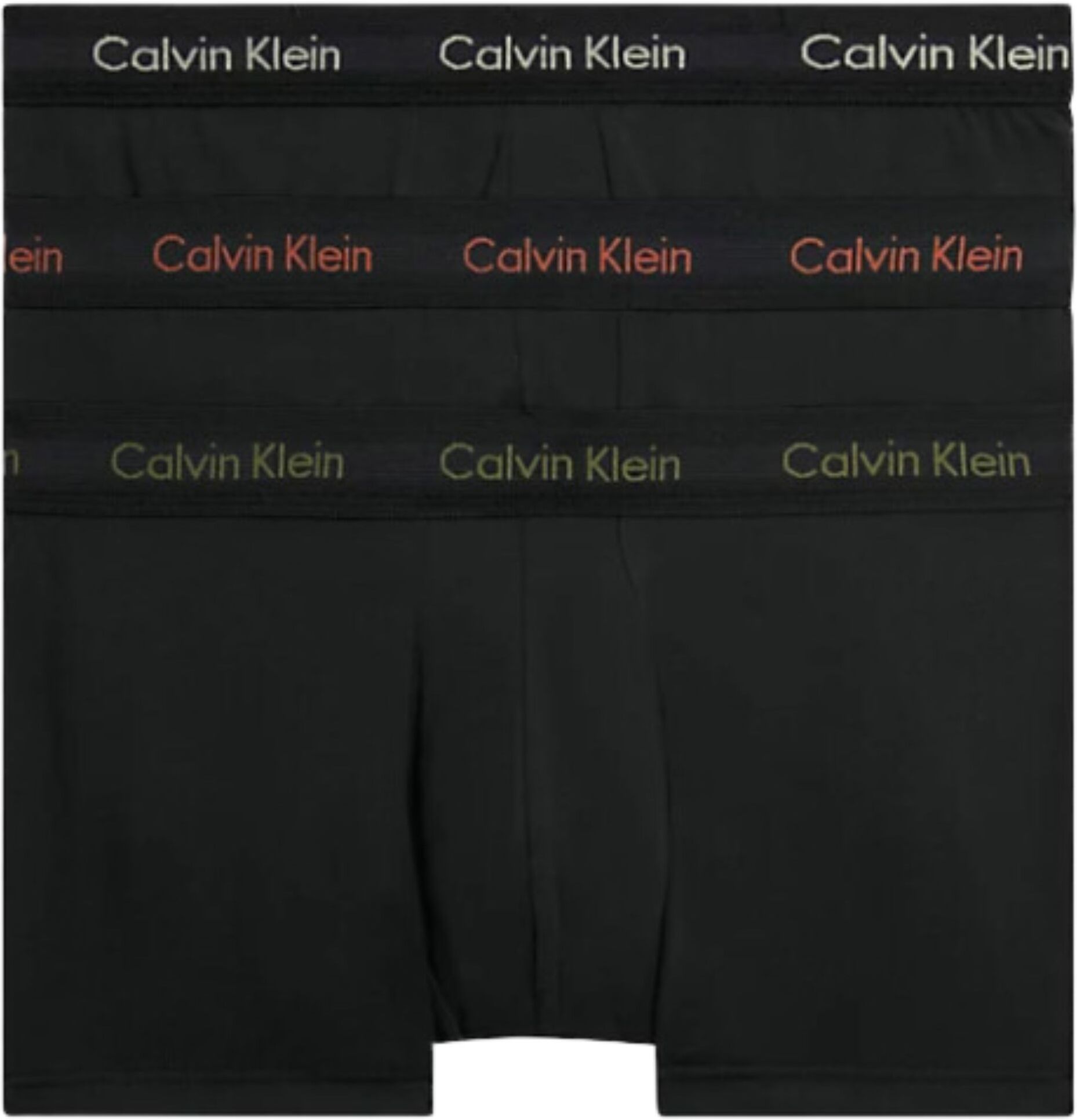 Calvin Klein 3 Pack Low Rise Trunks - Black - 2664G-H5K LR TRUNK 3PK- Men