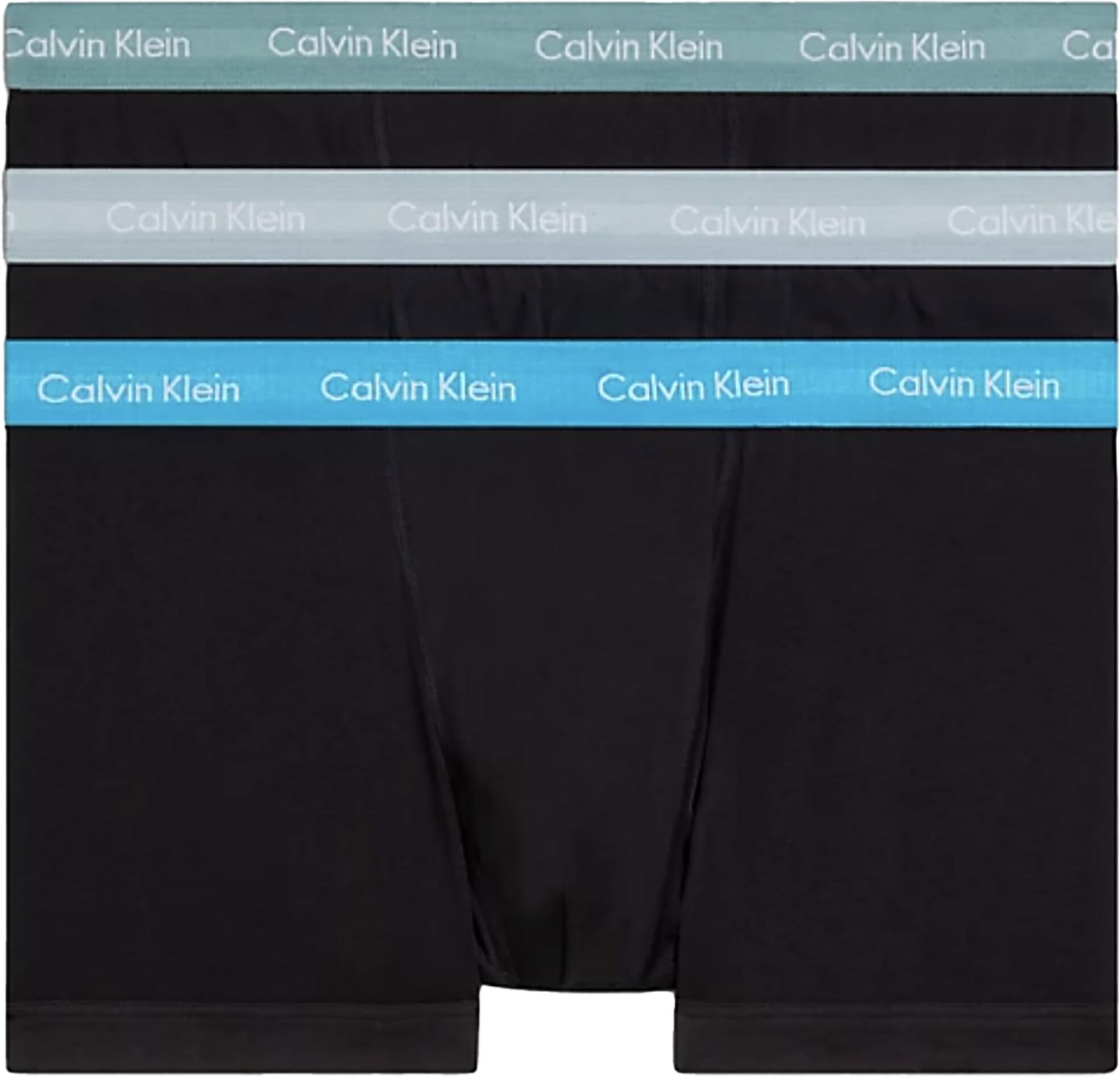 Calvin Klein 3 Pack Trunks - Black  - 2662G-N22 TRUNK 3PK- Men