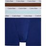 Calvin Klein 3 Pack Low Rise Trunks - Blue, Light Blue and Maroon - 2664G-H59 LR TRUNK 3PK- Men