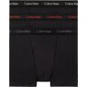 Calvin Klein 3 Pack Trunks - Black - 2662G-MWO 3PK TRUNK- Men