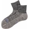 Rototo Socks Hemp/Organic Cotton Pile Ankle Socks - Black - R1509-BK BLACK SOCK-