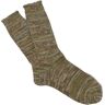 65856 5 Colour Mix Crew Socks - Olive-