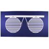 80's Casuals 80s Casuals 'Miyake is a Genius' Large Beach Towel - Blue and White   - 80PSB-BLU BEACH TOWEL- Men
