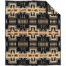 Pendleton Woolen Mills Jacquard Blanket - Harding Oxford - ZD421-53361 JACQ ROBE-