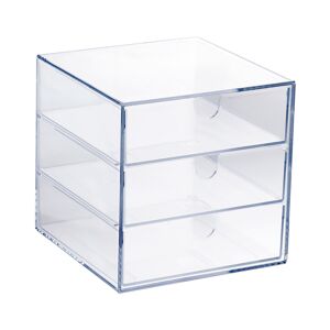 Palaset 3-drawer box, clear
