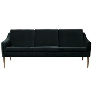 Warm Nordic Mr Olsen sofa, 3-seater, smoked oak - dark petrol