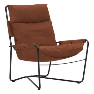 Interface Bug armchair, high, terra leather Moderno