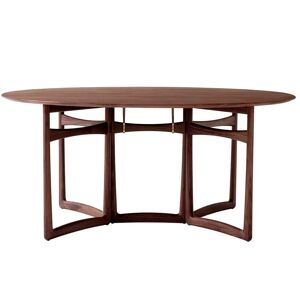 &Tradition Drop Leaf HM6 dining table, oiled walnut