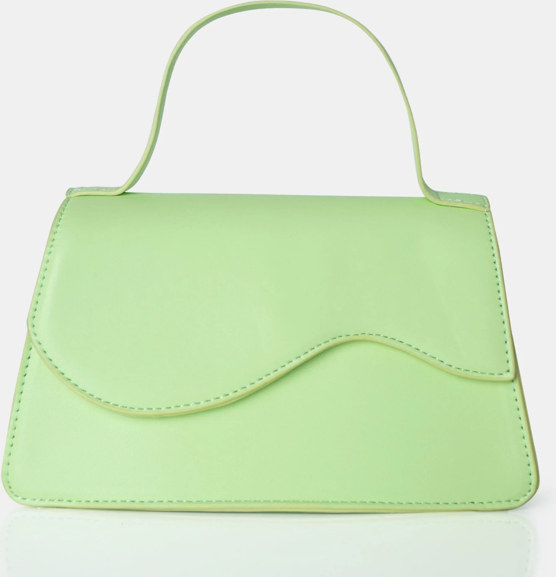 Public Desure US The Polly Soft Lime Croc Top Handle Mini Bag - female - ONE SIZE - Size: 7912555774083