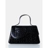 Public Desure US The Polly Black Croc Top Handle Mini Bag - female -  black - Size: ONE SIZE