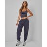 Public Desire UK Relaxed Fit Cuffed Jogger Dark Grey - female - Gray - Size: US 0