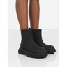 Public Desire UK Caia Black Chunky Sole Ankle Boot - female -  black - Size: US 7 / UK 5 / EU 38