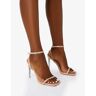 Public Desire US Mary Nude Patent Barely There Perspex Stiletto Heels - female -  nude - Size: US 6 / UK 4 / EU 37
