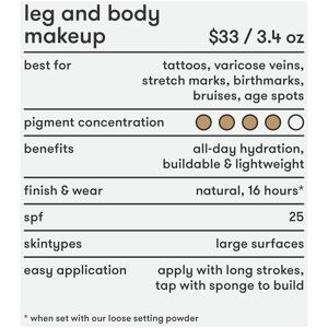 Dermablend Leg and Body Makeup SPF 25 (Various Shades) - 70 Warm - Deep Golden