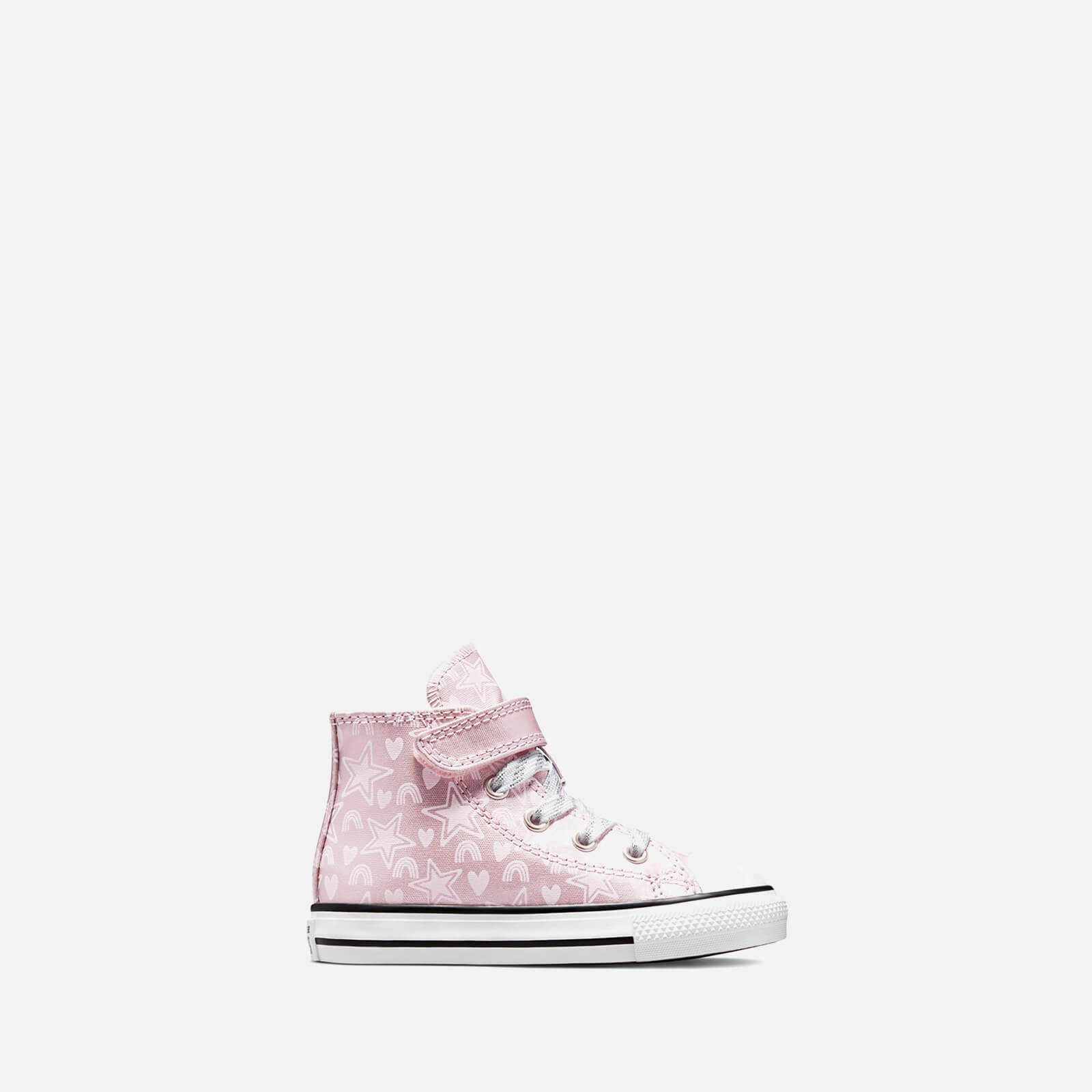 Converse Toddlers' Chuck Taylor All Star 1V Trainers - Pink Foam/Egret/White - UK 4 Baby