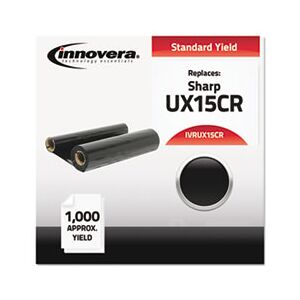 Innovera Compatible UX15CR Thermal Transfer Print Cartridge, Black