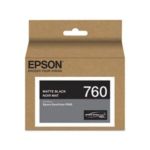 Epson T760820 (760) UltraChrome HD Ink, Matte Black