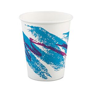 SOLO Cup Company Jazz Paper Hot Cups, 10oz, Polycoated, 50/Bag, 20 Bags/Carton