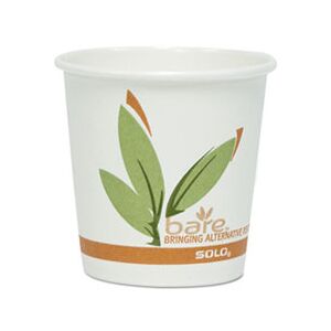 SOLO Cup Company Bare by Solo Eco-Forward Recycled Content PCF Paper Hot Cups, 16 oz, 1,000/Ct