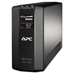 APC BR700G Back-UPS Pro 700 Battery Backup System, 6 Outlets, 700 VA, 355 J