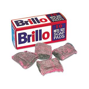 Brillo Hotel Size Steel Wool Soap Pad, 10/Box, 120/Carton
