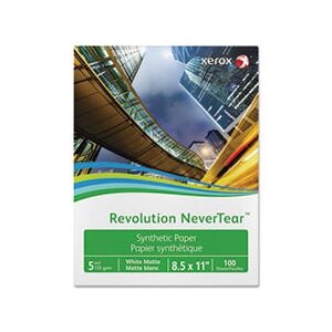 Xerox Revolution NeverTear, 98 Bright, 5 mil, 11" x 17", White, 100/Pack