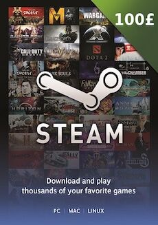 Steam Gift Card 100 GBP - Steam Key - For GBP Currency Only