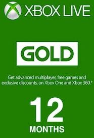 Xbox Live GOLD Subscription Card 12 Months - Xbox Live Key - GLOBAL