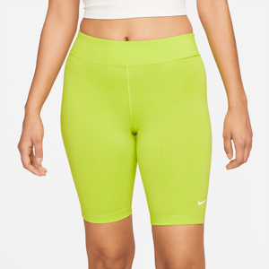 Nike Womens Nike Essential Bike LBR MR Shorts - Womens Green Size XS