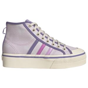 adidas Womens adidas Nizza Platform Mid - Womens Basketball Shoes Almost Pink/Pulse Lilac/Wonder White Size 08.5