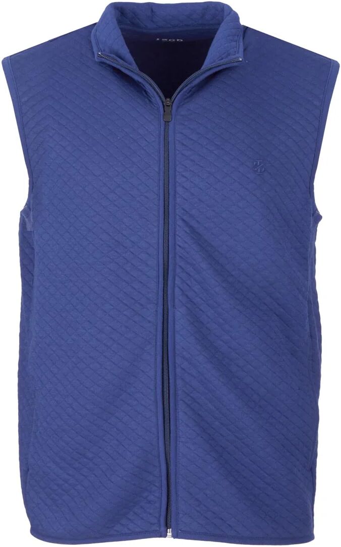 IZOD Men's Lux Sport Quilt Vest Blue M