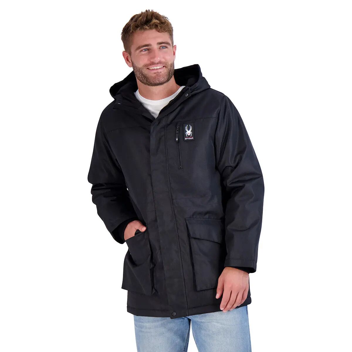 Spyder Men's Parka Black L