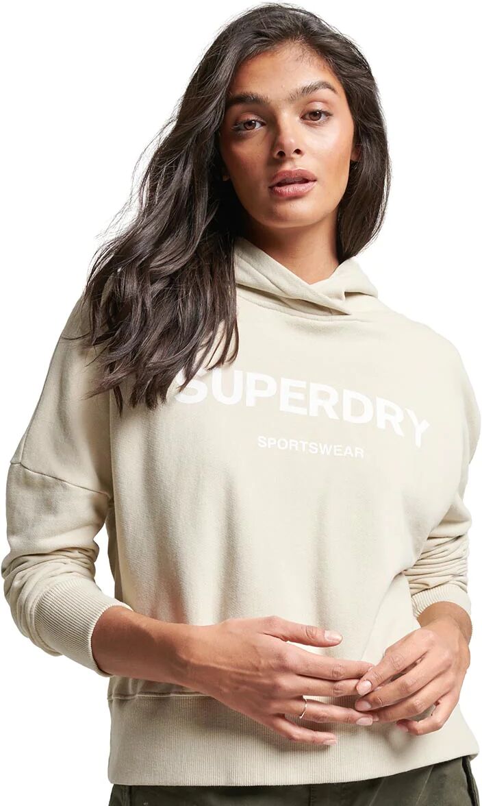 Superdry Women's Code Core Sport Crop Box Hood  XS