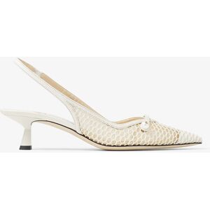 Jimmy Choo 206979.1.927B.CE7DC4691C9B2E5F.J00015433542  - White/Latte - Size: 42