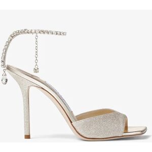 Jimmy Choo 206979.1.927B.99F2DFD4EC347A82.J00015835240  - Platinum Ice/Crystal - Size: 40