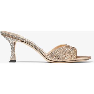 Jimmy Choo 206979.1.927B.70155E5BE0BB437B.J00016993637  - Gold/Crystal - Size: 37