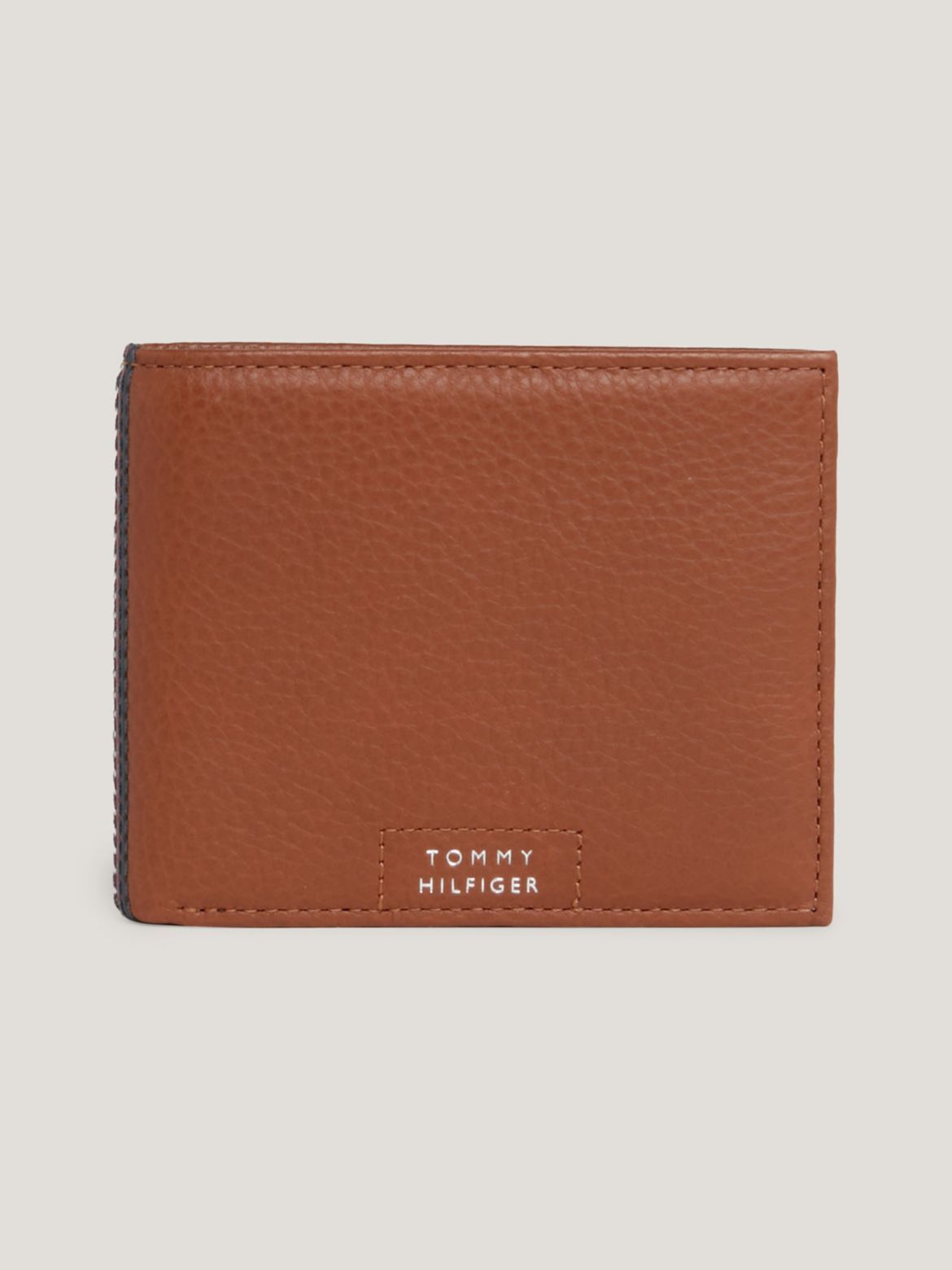 Tommy Hilfiger Men's Hilfiger Leather Card Wallet - Brown