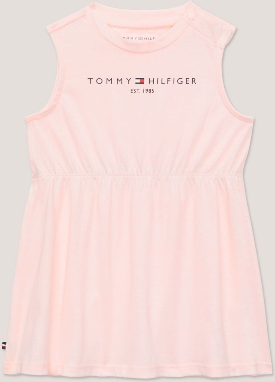 Tommy Hilfiger Girls' Babies' Sleeveless Logo T-Shirt Dress - Pink - 12M