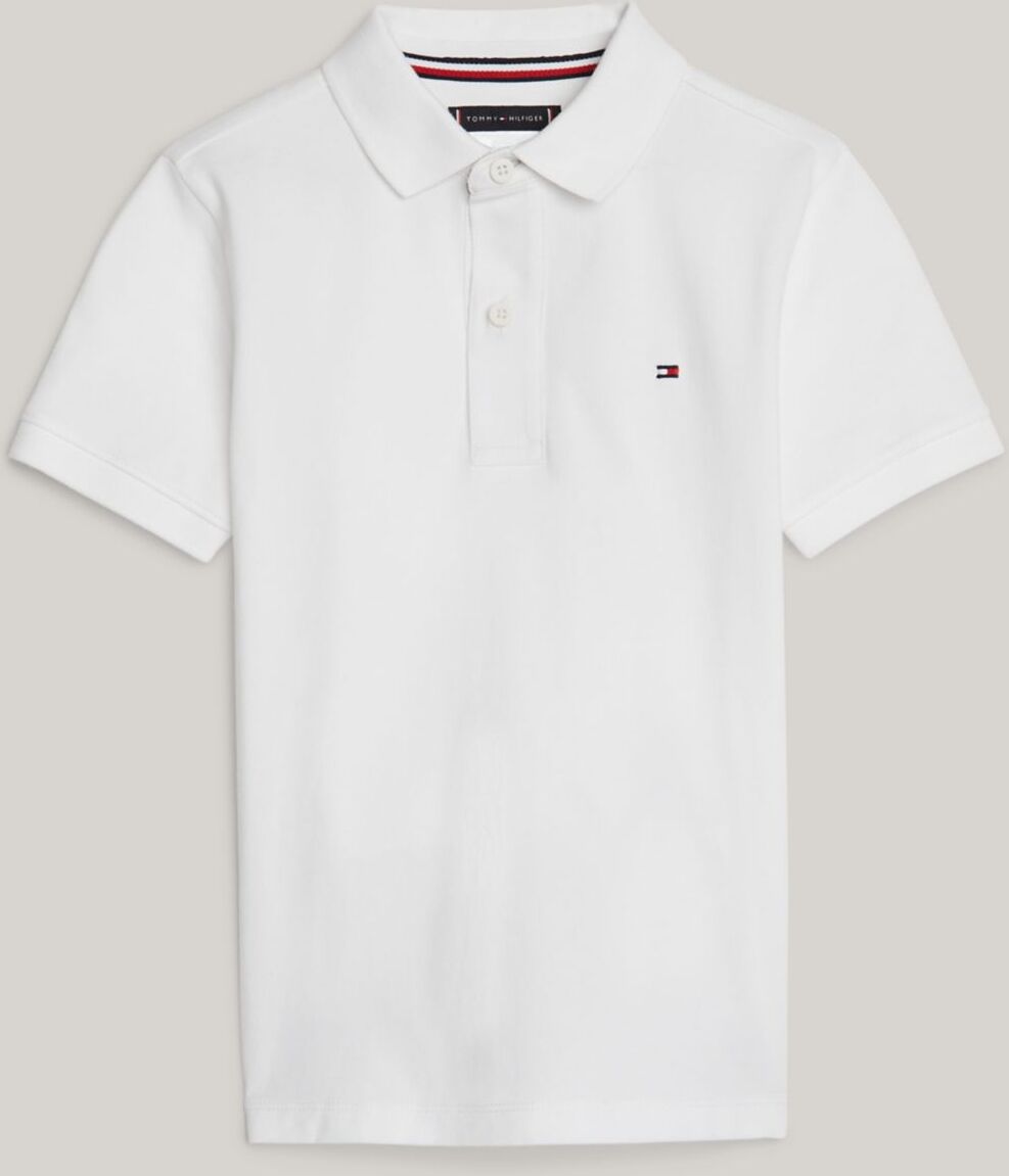 Tommy Hilfiger Boys' Kids' Regular Fit Solid Polo - White - 6