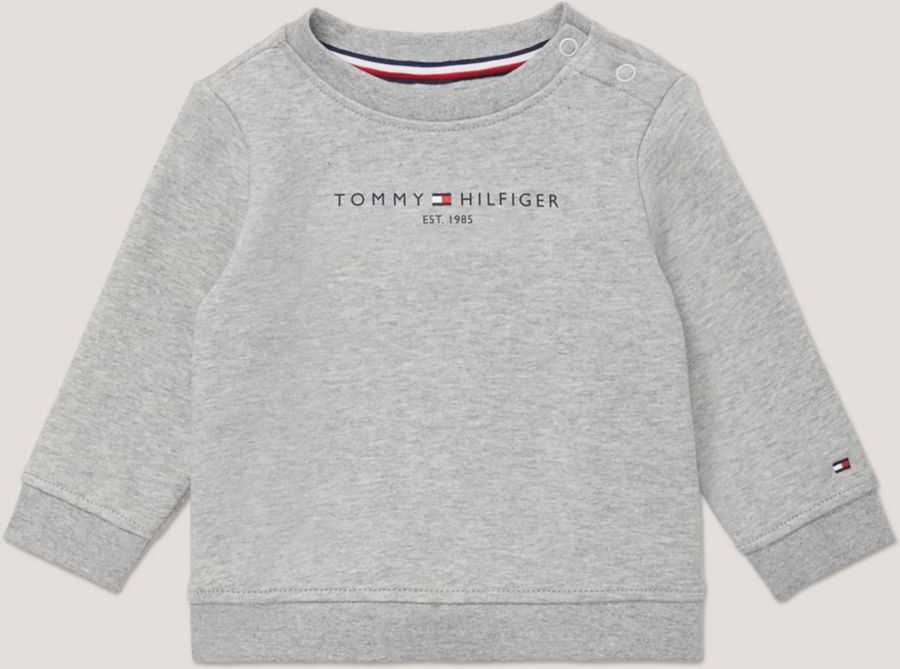 Tommy Hilfiger Boys' Babies' Tommy Logo Sweatshirt - Grey - 18M