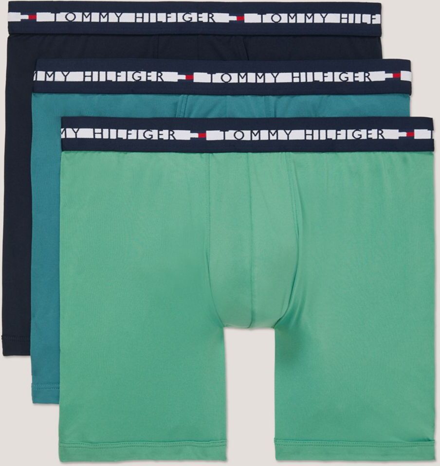 Tommy Hilfiger Men's TH Comfort+ Boxer Brief 3-Pack - Blue - XXL