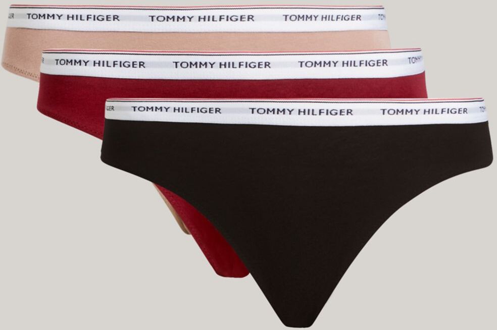 Tommy Hilfiger Women's Logo Mix Bikini Brief 3-Pack - Beige - XL