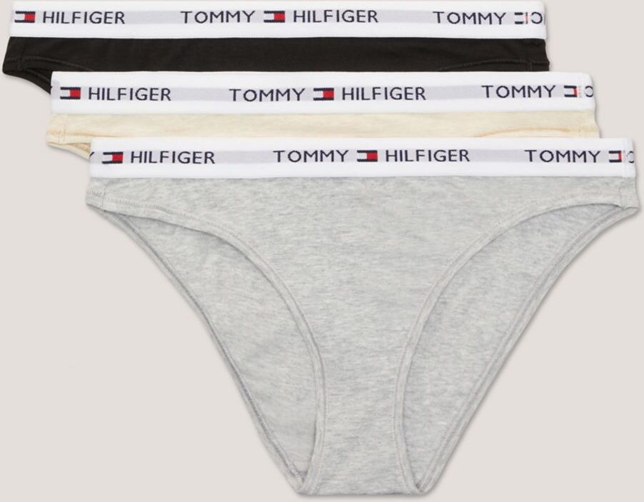 Tommy Hilfiger Women's Logo Bikini Brief 3-Pack - Multi - XL