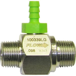 General Pump 100339LG Light Green Hose Barb Stainless Steel Chemical Injector - .091 In. Orifice