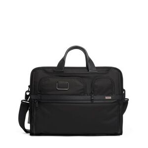 Tumi Compact Large Screen Laptop Brief  - Black - Size: one size