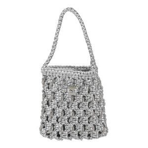 Yuzefi Woman Handbag Silver Size - Soft Leather  - Silver - Size: -- - female