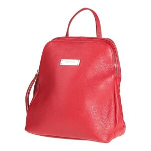 Baldinini Woman Backpack Red Size - Soft Leather
