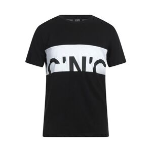 C'n'c' Costume National Man T-shirt Black Size XL Cotton  - Black - Size: XL - male