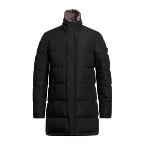 Baldinini Man Down jacket Black Size XL Polyester  - Black - Size: XL - male