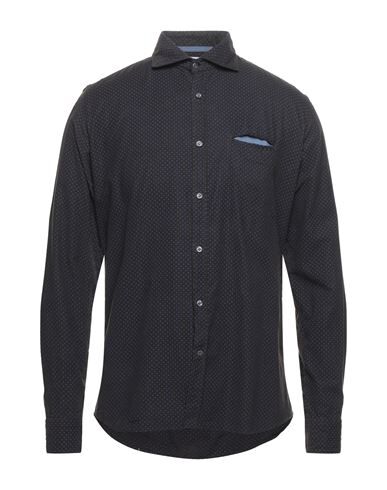 Hydra Clothing Man Shirt Midnight blue Size S Cotton  - Blue - Size: S - male